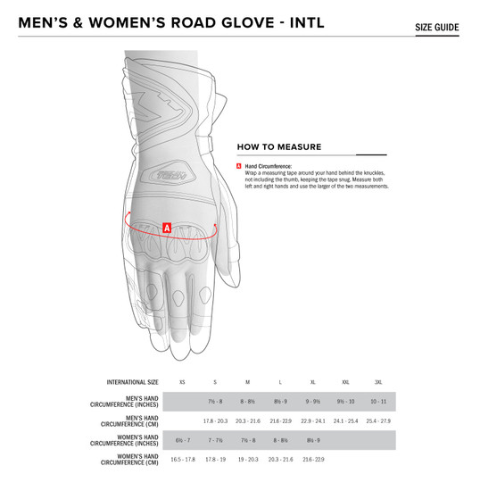 Alpinestars-Celer-V3-Motorcycle-Gloves-size chart