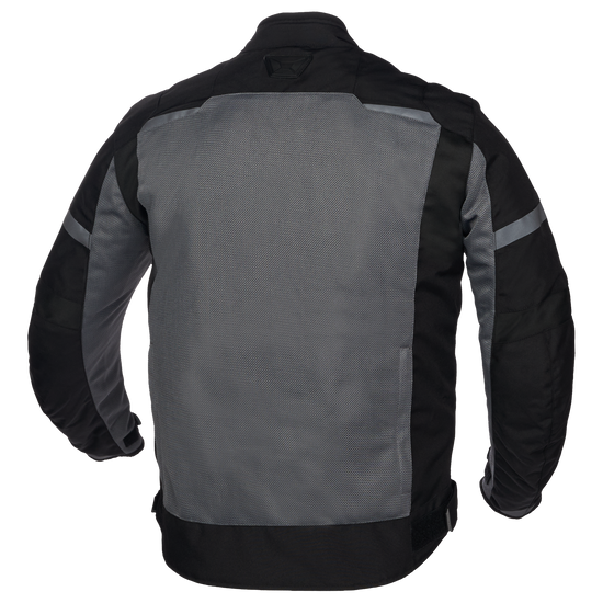 Cortech-Aero-Flo-2.0-Motorcycle-Riding-Jacket-Black-Grey-back-view