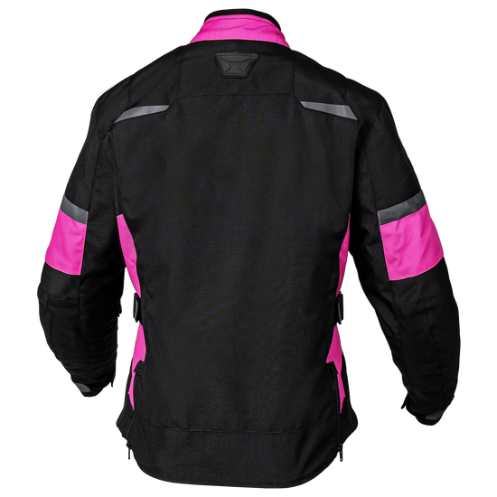 Cortech-Womens-Aero-Tec-2.0-Motorcycle-Jacket-Black-Pink-back-view