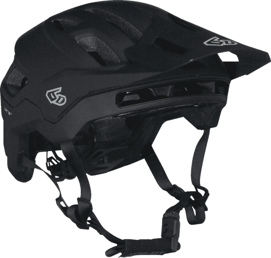 6D-ATB-2T-Ascent-Mountain-Bike-Helmet-Matte-Black-front-view