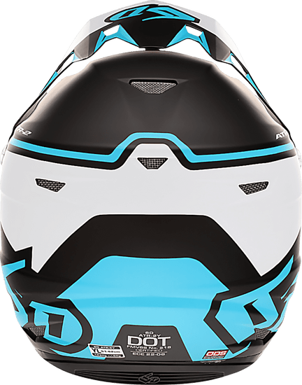 6D-Youth-ATR-2Y-Drive-MX-Offroad-Helmet-Cyan-back-view