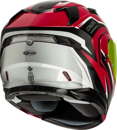 Gmax-MD-01-Volta-Red-Metallic-Modular-Motorcycle-Helmet-back-side-view