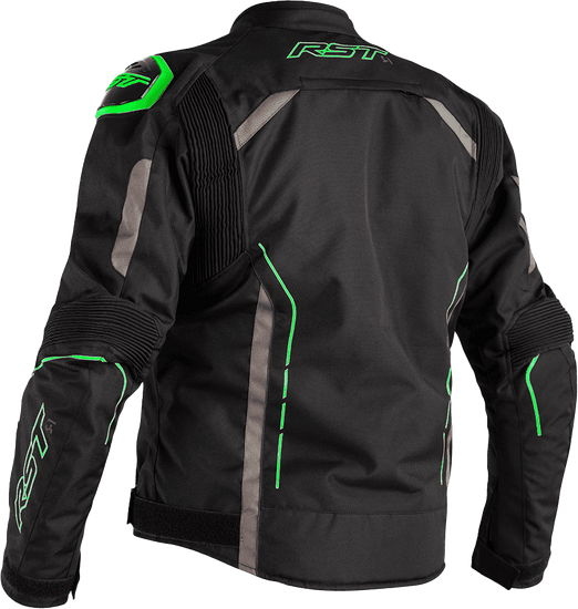RST-S-1-CE-Men's-Motorcycle-Textile-Jacket-black-grey-green-back-view