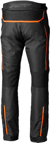 RST-Maverick-EVO-CE-Men's-Motorcycle-Textile-Pants-Black-Orange-back-view