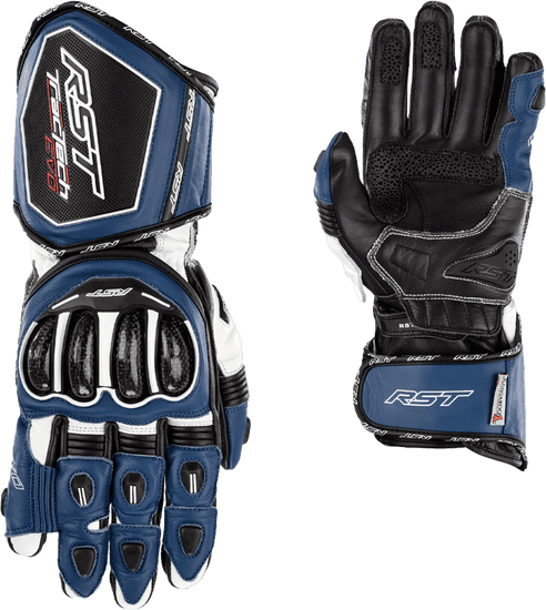 RST-Tractech-EVO-4-CE-Men's-Motorcycle-Leather-Gloves-Blue-White-Black-main