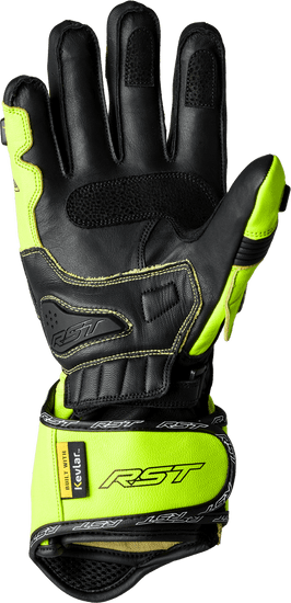 RST-Tractech-EVO-4-CE-Men's-Motorcycle-Leather-Gloves-Neon-Yellow-Black-palm-view