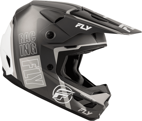 Fly-Racing-Kinetic-Rally-Motorcycle-Helmet-Grey-black-side-view