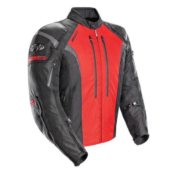 Joe Rocket Atomic 5.0 Waterproof Mens Textile Motorcycle Jacket - Red