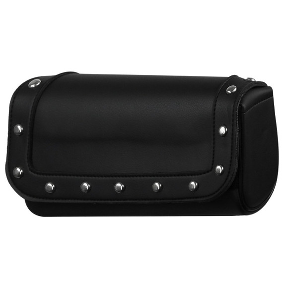 Vance TB200 Studded Black Motorcycle Tool Bag for Indian Honda Yamaha Kawasaki and Harley Motorcycles