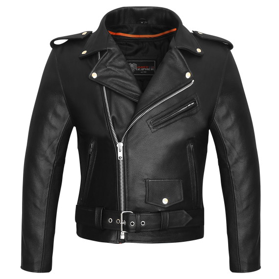 Highway 21 Murtaugh Motorcycle Leather Jacket - Team Motorcycle