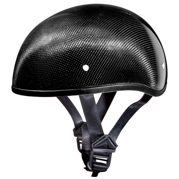 Daytona Skull Cap Carbon Fiber Half Helmet