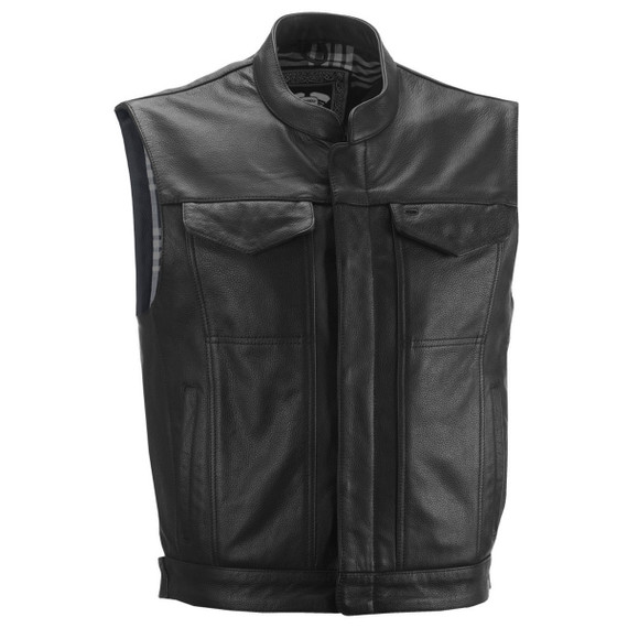 Highway 21 Magnum Leather Motorcycle Vest