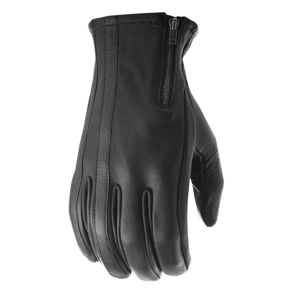 Highway 21 Recoil Leather Motorcycle Gloves - Black