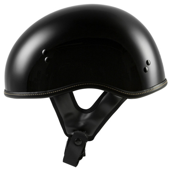 Highway 21 .357 Half Helmet - Black