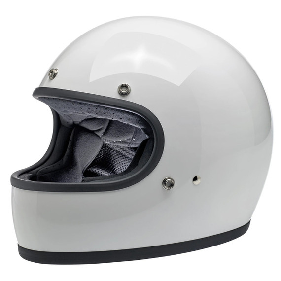 Biltwell Gringo ECE Gloss White Helmet