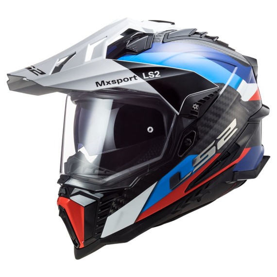 LS2 Explorer Carbon Frontier Helmet-Black/Blue