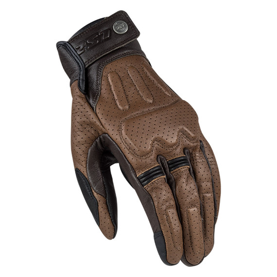 LS2 Rust Motorcycle Gloves-Brown