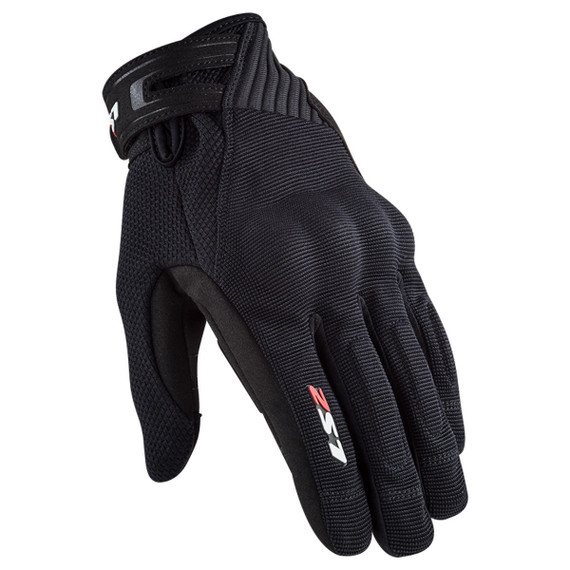 LS2 Dart II Motorcycle Gloves-Black