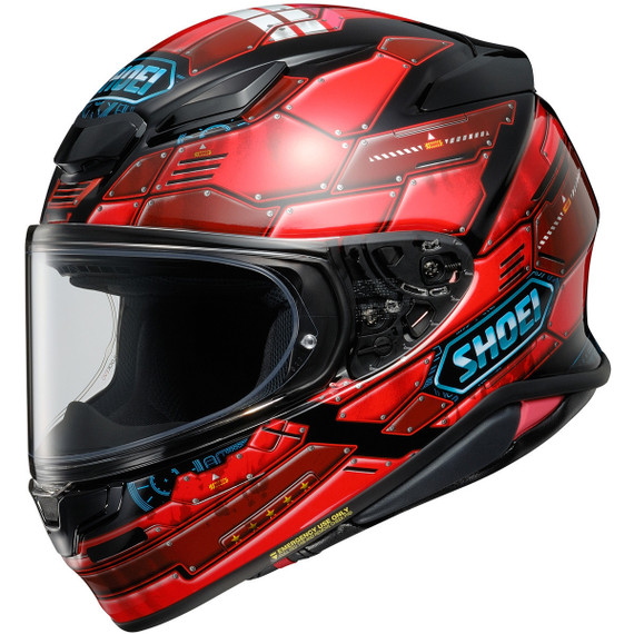 Shoei RF-1400 Fortress Helmet-Red/Black