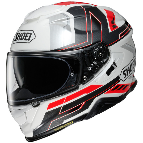 Shoei GT-Air II Aperture Helmet-White/Red