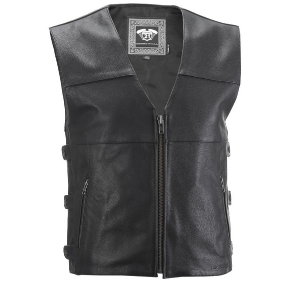 Highway 21 12 Gauge Leather Vest