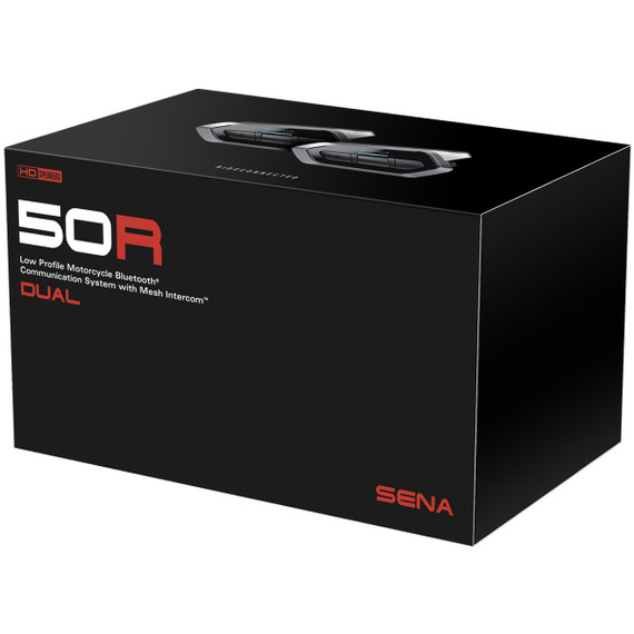 Sena 50R HD Bluetooth Headset System with Mesh Intercom - Dual Pack