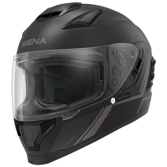 Sena Stryker Mesh Intercom Helmet-Matte Black