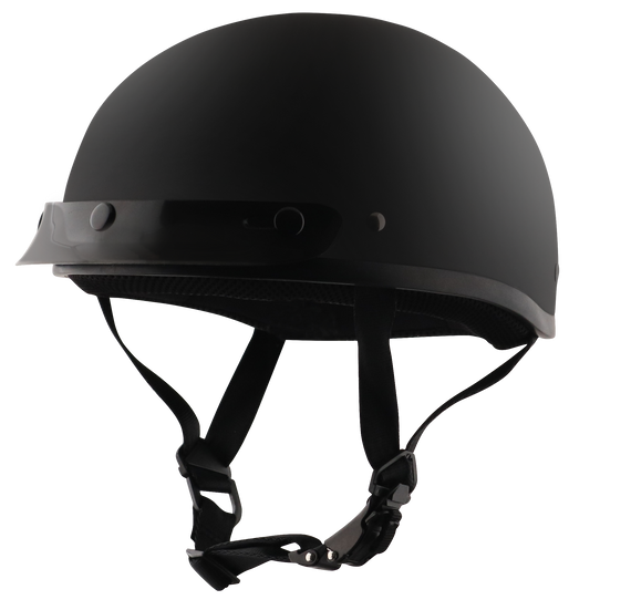 Detour-Helmets-Flat-Black-Half-Helmet-Motorcycle-Rider-main