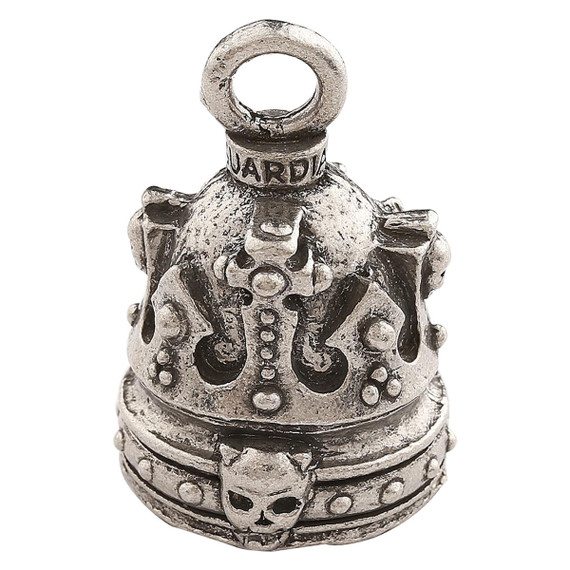 Biker Motorcycle Bells - Guardian Bell Crown Of Skulls