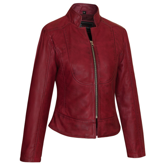 Vance-Leathers-VL650BU-Ladies-Premium-Soft-Lightweight-Burgundy-Fitted-Motorcycle-Leather-Jacket-Main