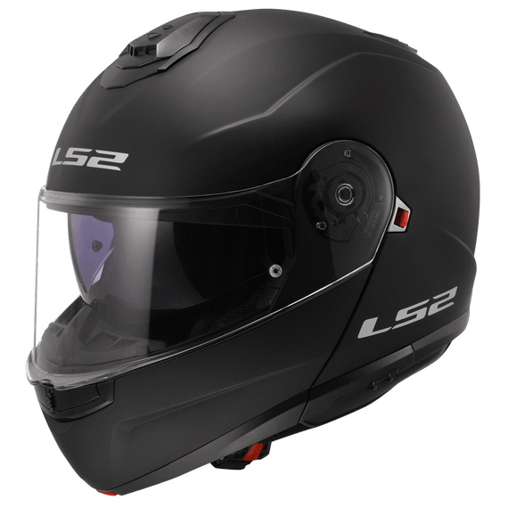 LS2-Strobe-II-Solid-Modular-Motorcycle-Helmet-SunShield-Matte Black-Main