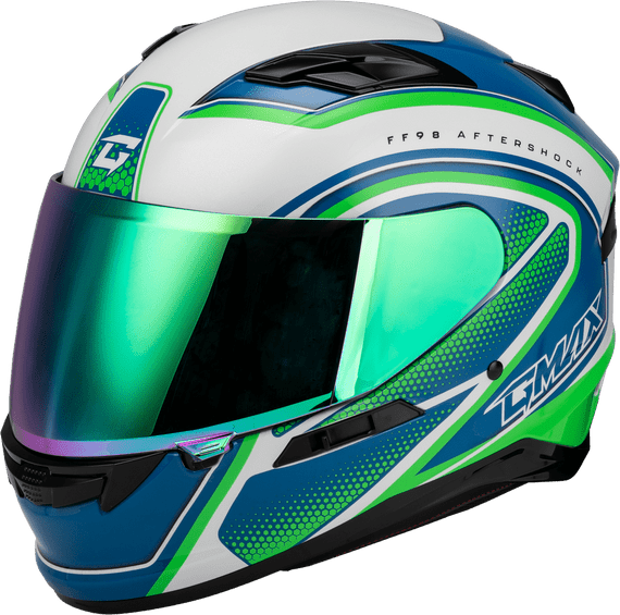 Gmax-FF-98-Aftershock-White-Neon-Green-Full-Face-Motorcycle-Helmet-main