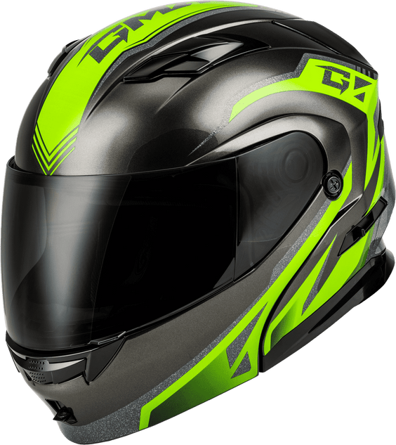 Gmax-MD-01-Volta-Black-Green-Modular-Motorcycle-Helmet-main