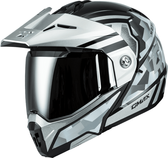 Gmax-MD-74-Striker-Silver-Blue-Modular-Motorcycle-Helmet-main