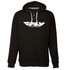 Fly Corporate Zip Up Hoody-Black