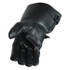 Vance GL2064 Mens Black Lined Biker Leather Motorcycle Gauntlet Gloves - Palm View