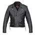 Vance VL515TG Mens Premium Cowhide Conceal Carry Insulated Liner and Side Laces Classic MC Motorcycle Biker Black Leather Jacket