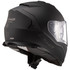 LS2 Assault Helmet - Matte Black Rear View
