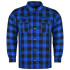 Vance Leathers USA's Riding Shirts W/Waterproaf Zippers & C.E. Armor -Blue-Black