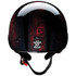 Z1R Vagrant Red Catrina Half Helmet - BackView