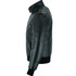 Vance Leather VL551B Men's Sven Bomber Black Waxed Premium Cowhide Motorcycle Leather Jacket with Removeable Hood  - side