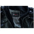 Vance Leather VL551B Men's Sven Bomber Black Waxed Premium Cowhide Motorcycle Leather Jacket with Removeable Hood  - detail