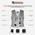 Vance-VB1045BK-Womens-Black-Denim-V-Neck-Vest-with-Snap-opening-&-side-laces-Motorcycle-Vest-Infographic