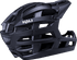 Kali-Invader-2.0-Solid-Full-Face-Bicycle-Helmet-Matte-Black-back-view