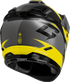 Gmax-GM-11S-Ronin-Snow-Helmet-with-Electric-Shield-Yellow-Grey-Silver-back-side-view