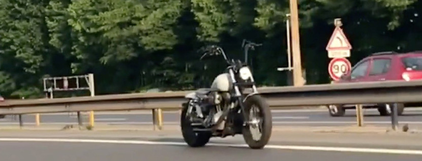 A Mysterious, Biker-less, Harley-Davidson Spotted