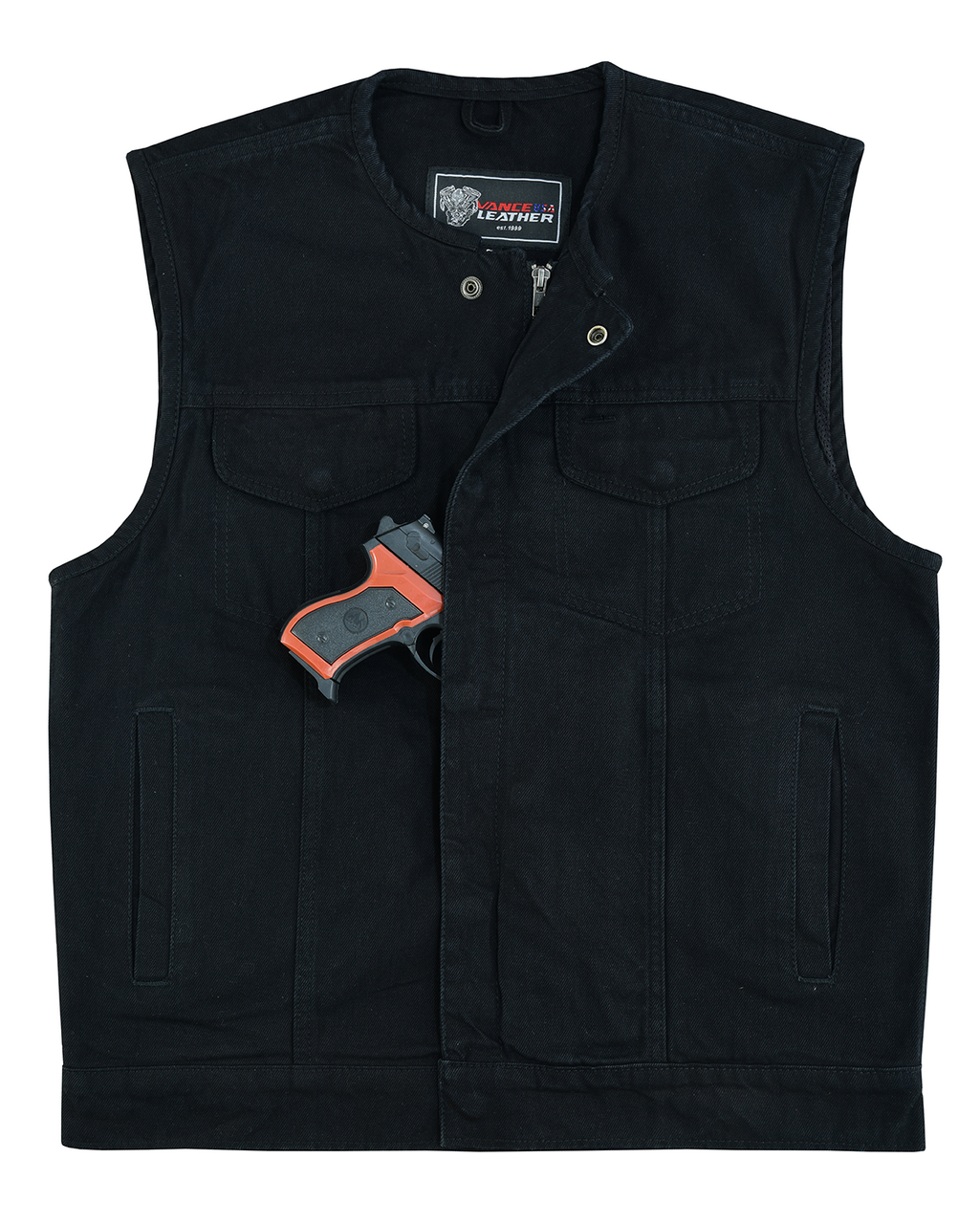 Buy Black Vests for Men by VILLAIN Online