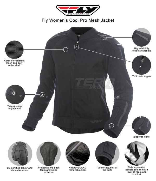 Advance Vance VL1624B Mens All Weather Season CE Armor Mesh Motorcycle  Jacket - Team Motorcycle