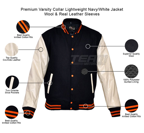 Royal Blue Wool White Leather Stripes Varsity Jacket – Battlestar Clothing  and Gears Co