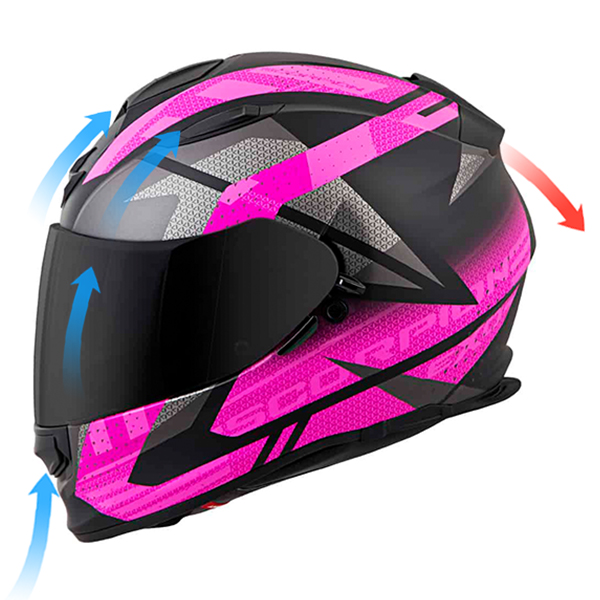 scorpion helmet Aero-Tuned Ventilation System